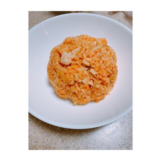 我が家のキムチ炒飯